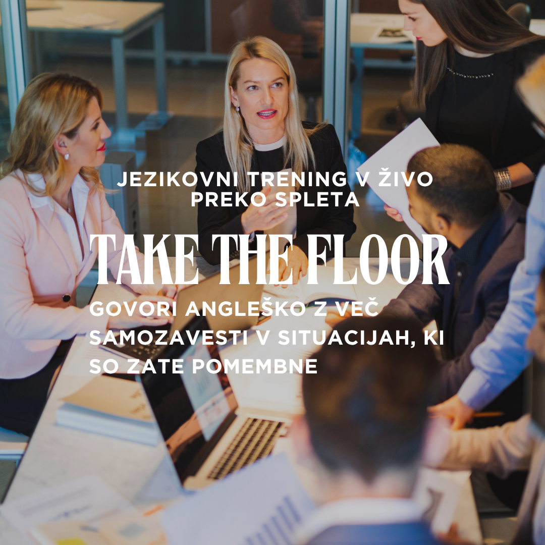 Take the Floor jezikovni trening